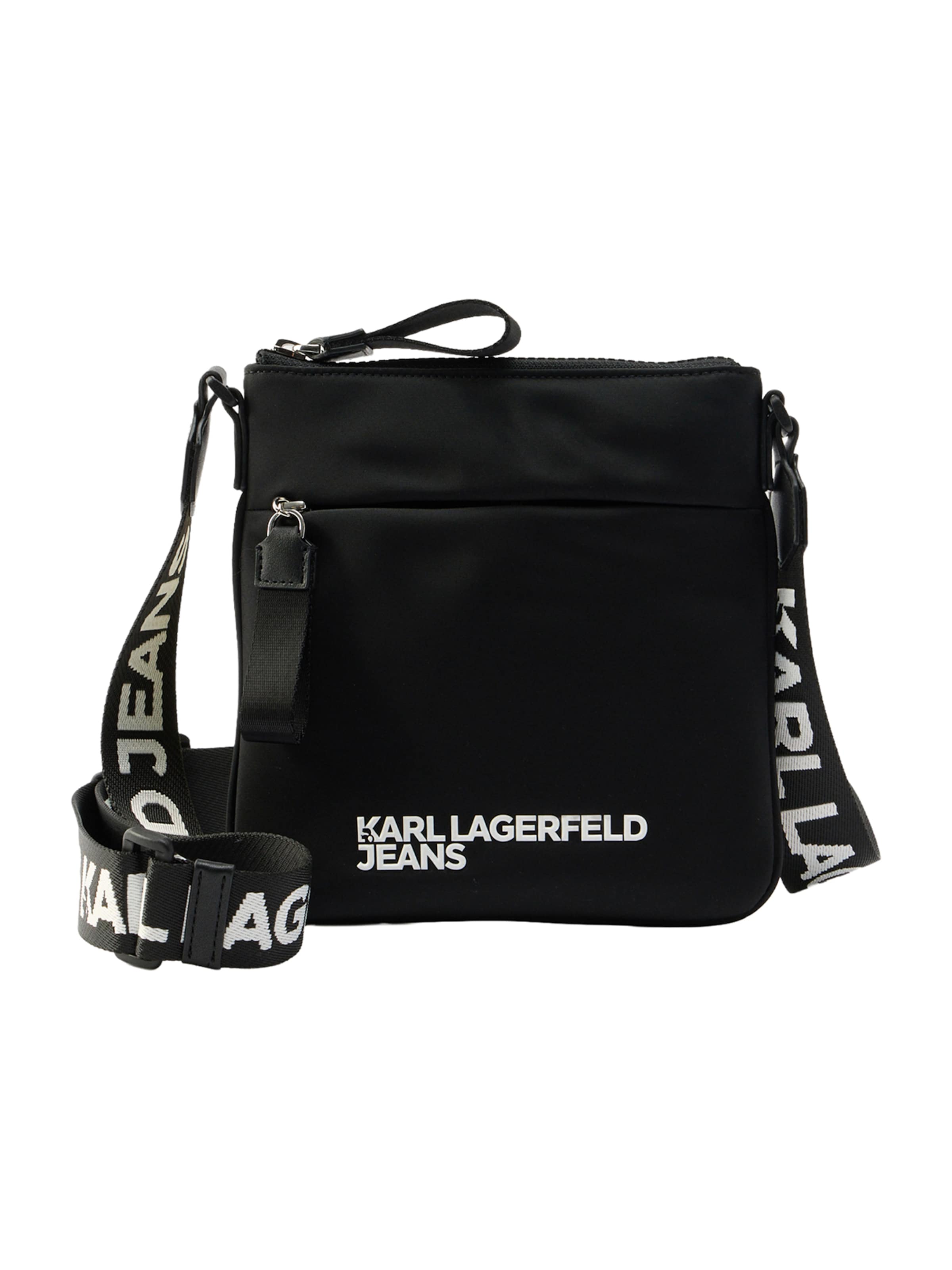 KARL LAGERFELD JEANS Taška cez rameno - Čierna: predná strana