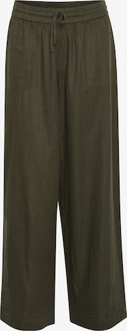 Kaffe Voľný strih Nohavice - Zelená: predná strana