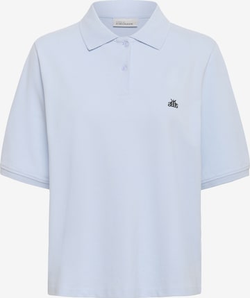 KAREN BY SIMONSEN Poloshirt 'Xenia' in Blau: Vorderseite