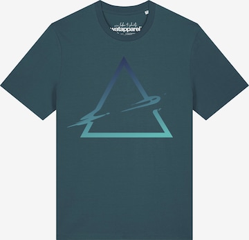 T-Shirt 'Triangle' Watapparel en vert : devant