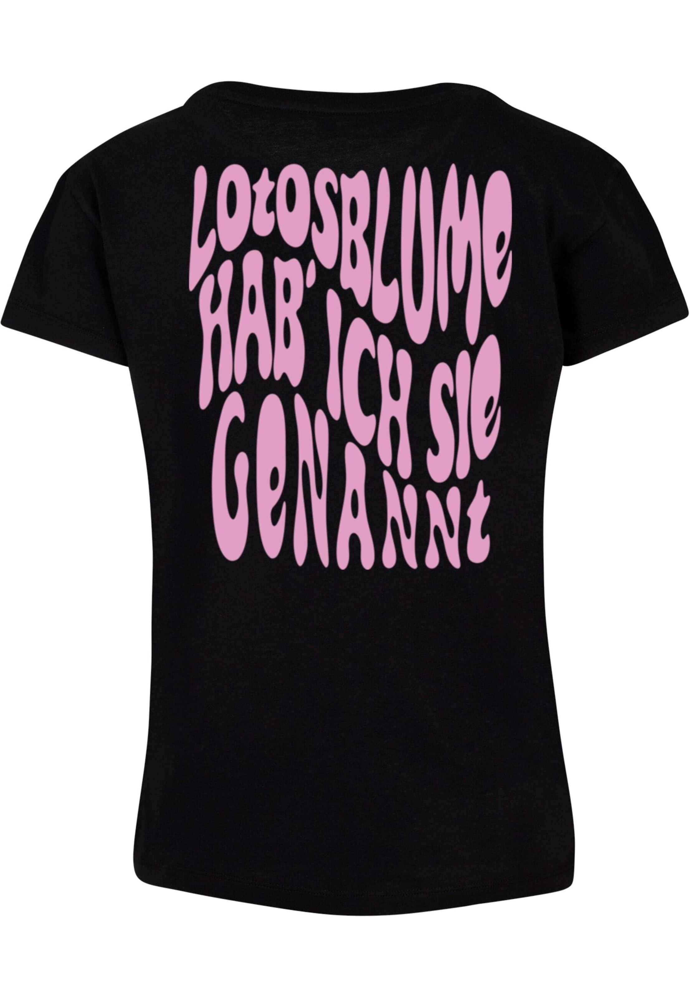 T-shirt 'Die Flippers - Lotosblume' Merchcode en noir