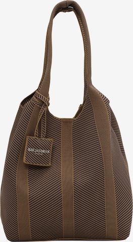 ILSE JACOBSEN Schoudertas 'KNITTY01' in Grijs: voorkant