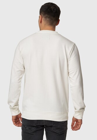 INDICODE JEANS Sweatshirt 'Baxter' in White