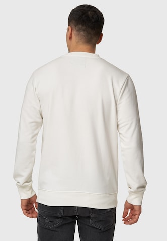 INDICODE JEANS - Sweatshirt 'Baxter' em branco