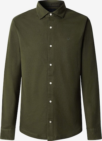 Hackett London Regular fit Button Up Shirt in Green: front