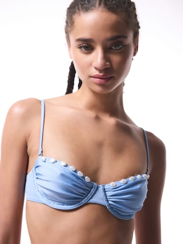 Penti Bandeau Bikini felső 'Bikinioberteile' - kék: elől