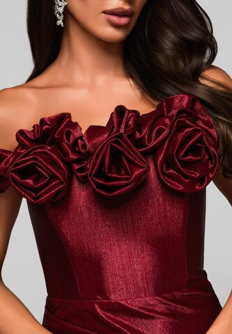 Ombre Avondjurk 'Dorotea' in Rood