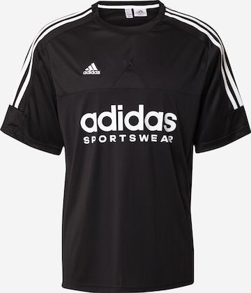 ADIDAS PERFORMANCE Functioneel shirt 'Tiro' in Zwart: voorkant