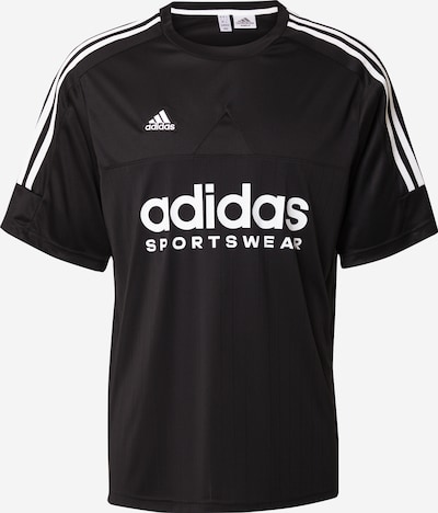 ADIDAS PERFORMANCE Λειτουργικό μπλουζάκι 'Tiro' σε μαύρο / λευκό, Άποψη προϊόντος