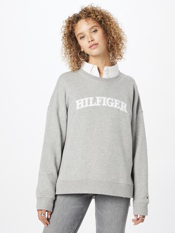 TOMMY HILFIGERSweater majica - siva boja: prednji dio