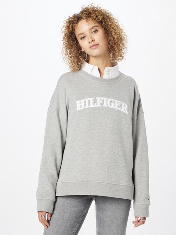 TOMMY HILFIGER Sweatshirt in Grijs: voorkant