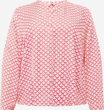 Tommy Hilfiger Curve Bluse i rød: forside