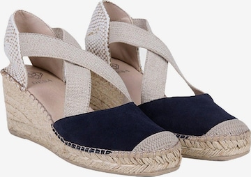 Desa Espadrilles 'Keil-Espadrilles' in Blauw: voorkant