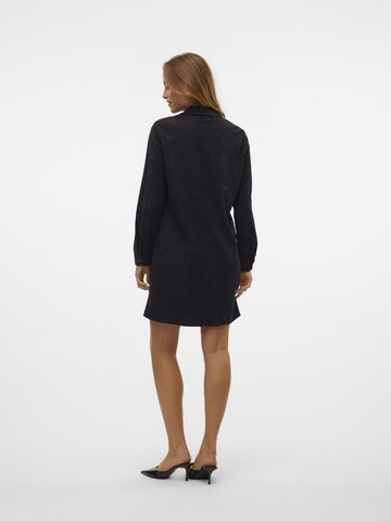 VERO MODA Blusenkleid 'Vilia' in Schwarz
