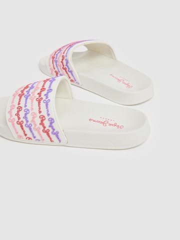 Pepe Jeans Mules in White