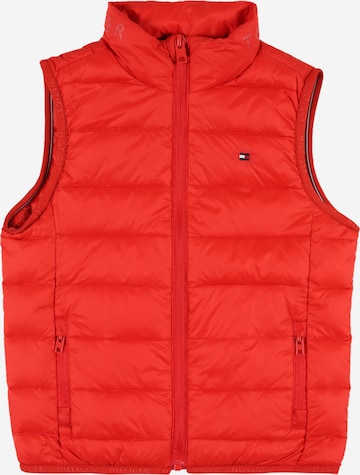 Gilet TOMMY HILFIGER en rouge : devant