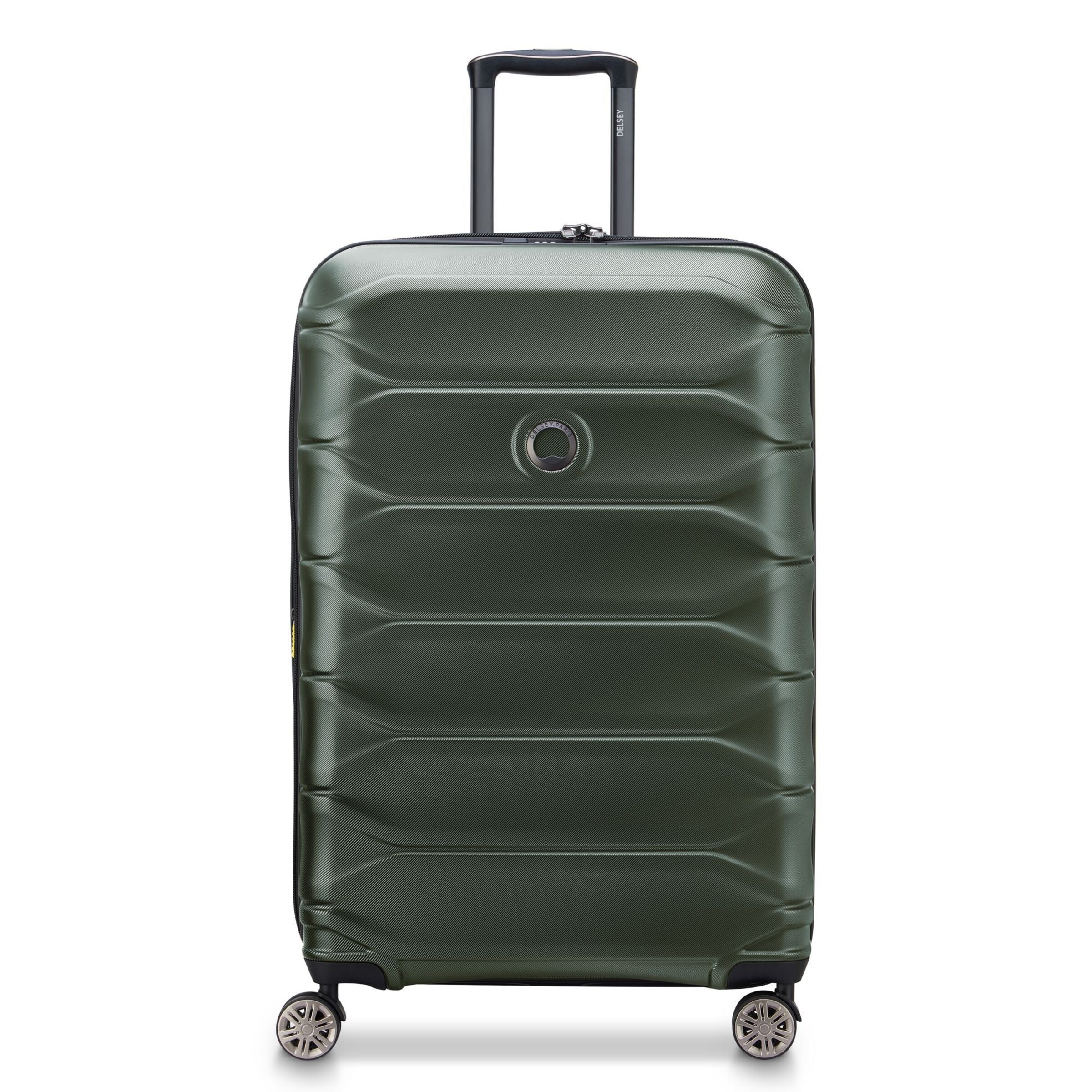 Delsey Paris Trolley 'Meteor' in Groen: voorkant
