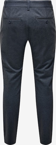 Slimfit Pantaloni chino 'Mark' di Only & Sons in blu