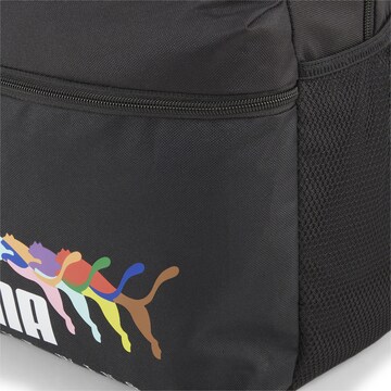 PUMA Sports Backpack 'LOVE WINS' in Black