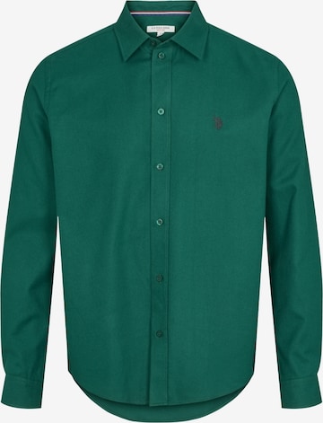 Chemise 'Ragn' U.S. POLO ASSN. en vert : devant