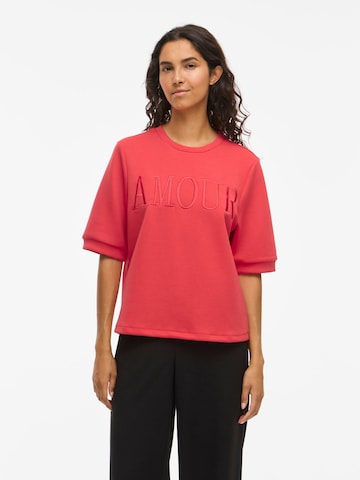 VILA Sweatshirt in Red