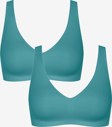 SLOGGI Bustier BH 'Zero Feel 2.0' in Grün: Vorderseite