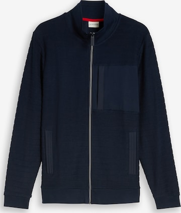 TOM TAILOR Sweatjacke in Blau: Vorderseite