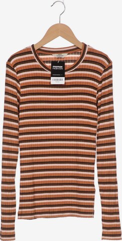 MADS NORGAARD COPENHAGEN Langarmshirt S in Braun: predná strana