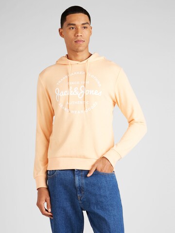 Sweat-shirt 'FOREST' JACK & JONES en orange : devant