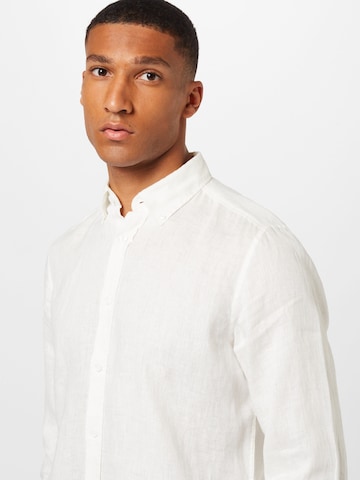 s.Oliver - Regular Fit Camisa em branco