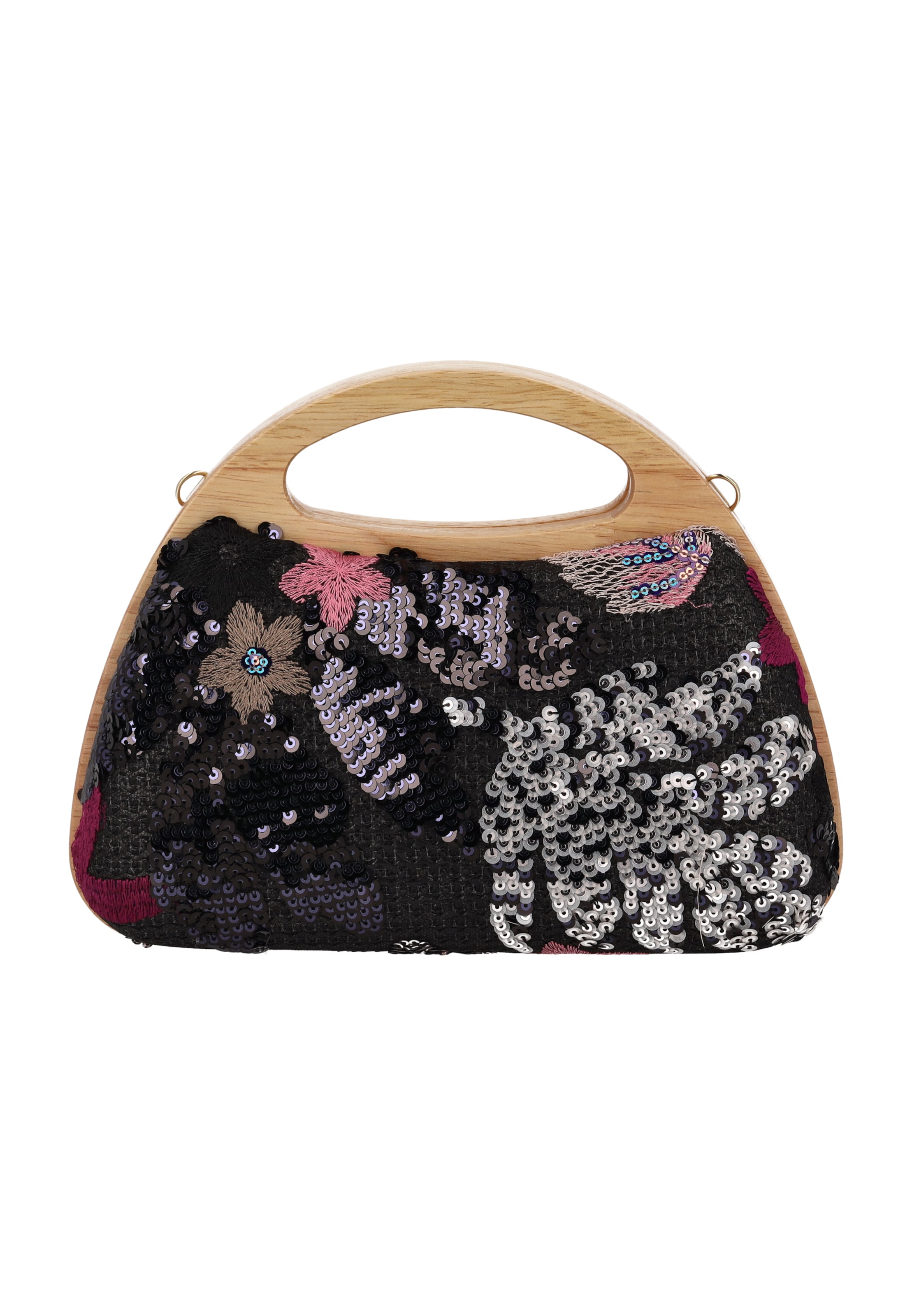 usha FESTIVAL - Bolso de mano en negro: frente