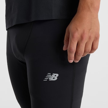 new balance Skinny Športové nohavice - Čierna