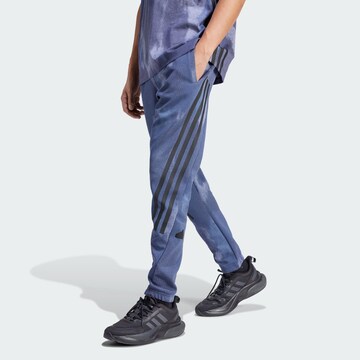 ADIDAS SPORTSWEAR Tapered Sports trousers 'Future Icons' in Blue: front