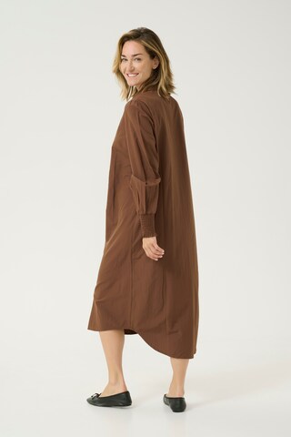 Robe-chemise 'Fenella' Kaffe en marron