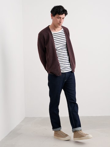 Seasalt Cornwall Gebreid vest 'Cleer' in Bruin