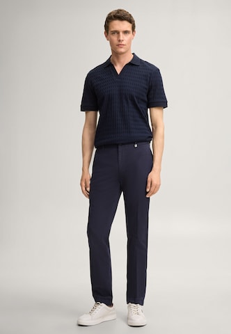 JOOP! Slim fit Trousers with creases 'Hank' in Blue