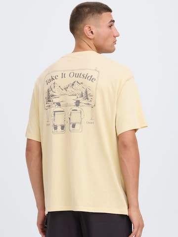 !Solid Rundhalsshirt ' SDTalon ' mit Backprint in Gelb