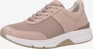 Baskets basses GABOR en rose : devant