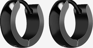 Akzent Earrings 'Chelsie, silberfarbig, langlebig' in Black: front