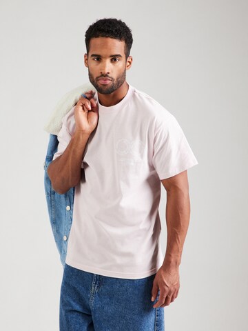 Carhartt WIP - Camisa em rosa: frente