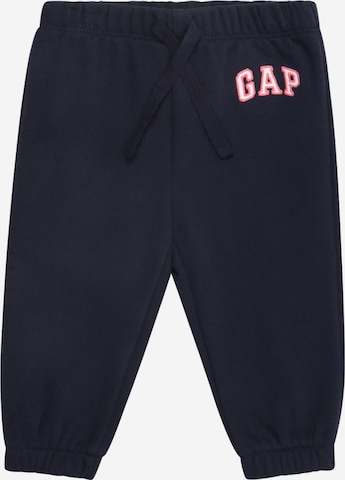 Effilé Pantalon GAP en bleu : devant