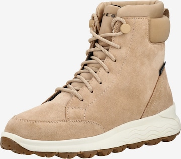 Stivaletto stringato di GEOX in beige: frontale