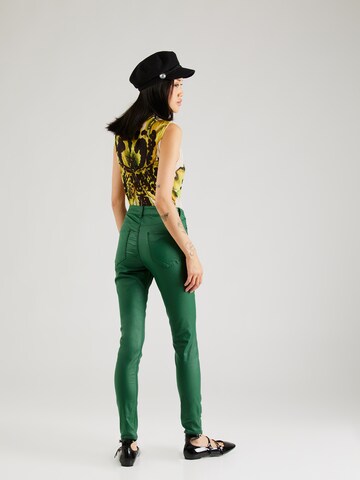 VILA Slim fit Trousers 'VISarah' in Green