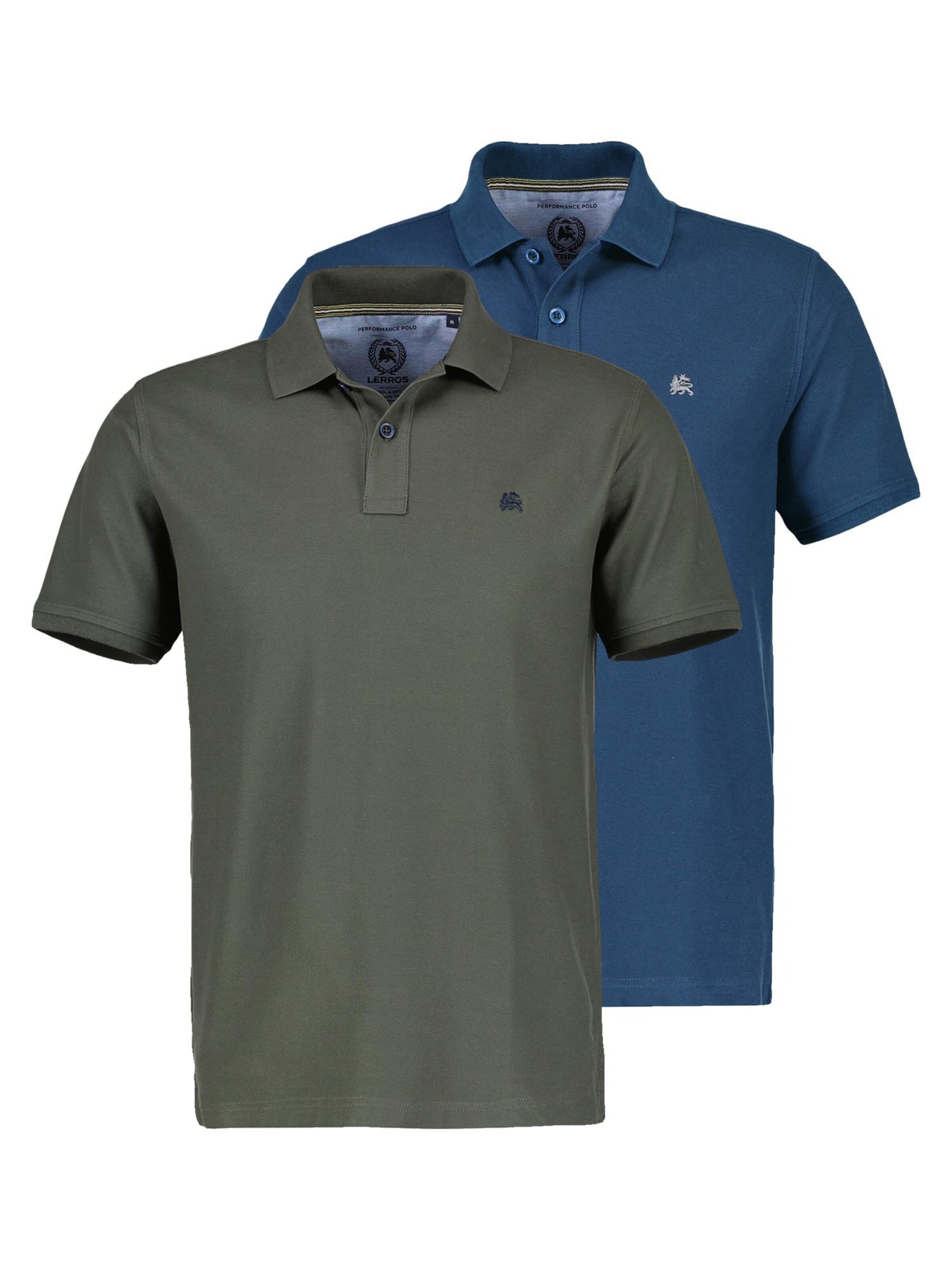 LERROS Shirt 'Basic' in Gemengde kleuren: voorkant