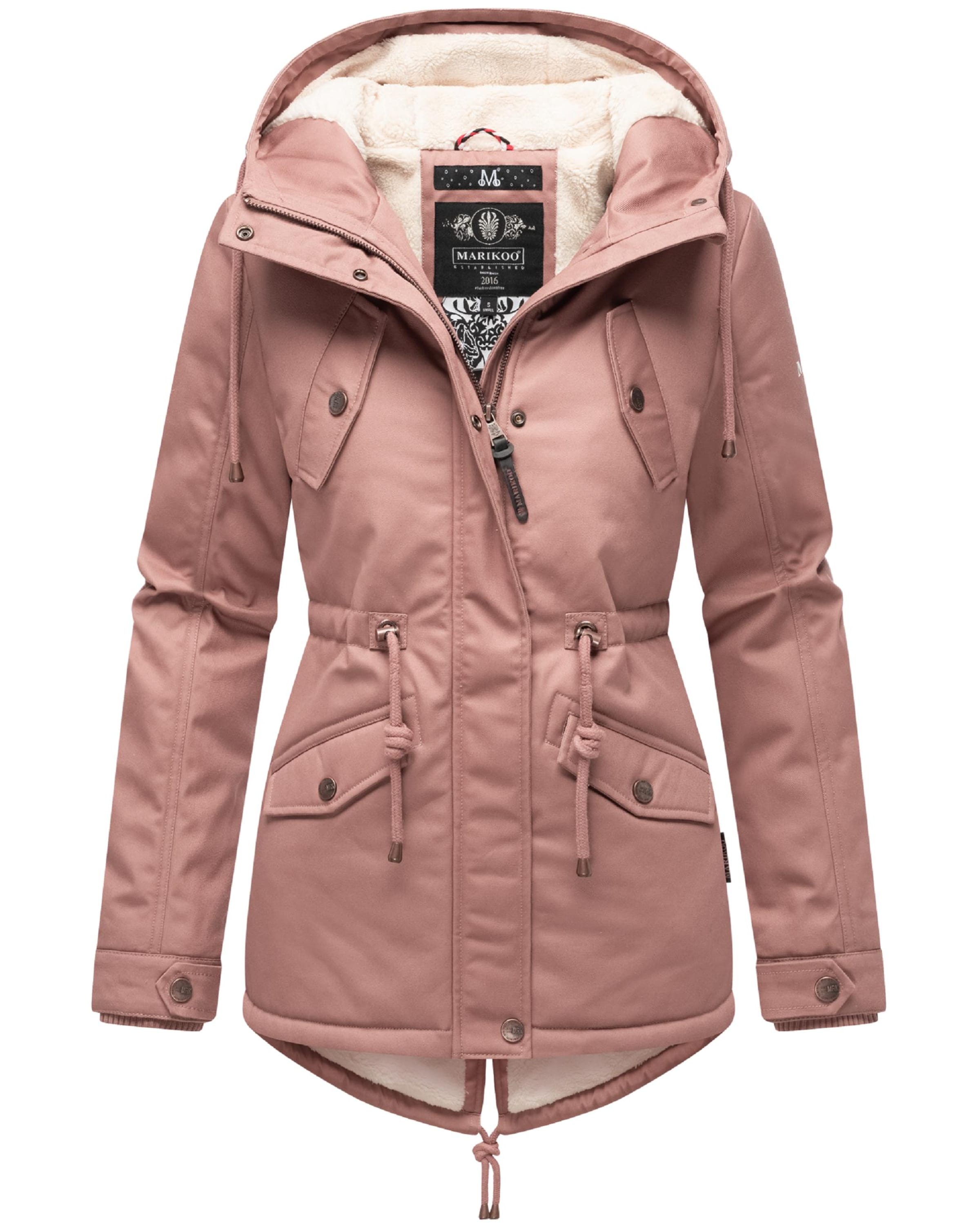 MARIKOO Vinterparkas 'Manolya' i brun
