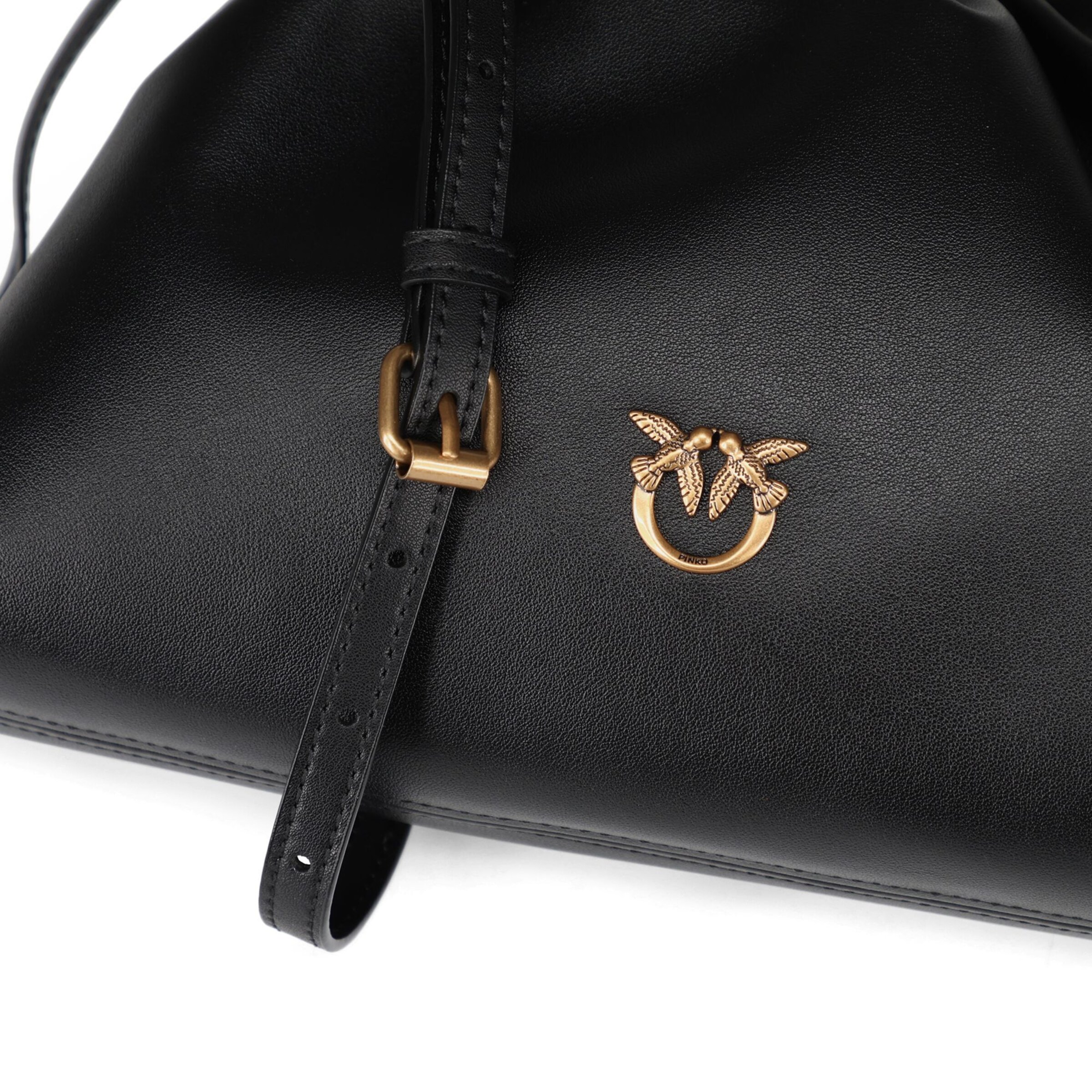 Borsa a sacco di PINKO in nero