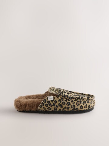 Pantoufle Next en marron