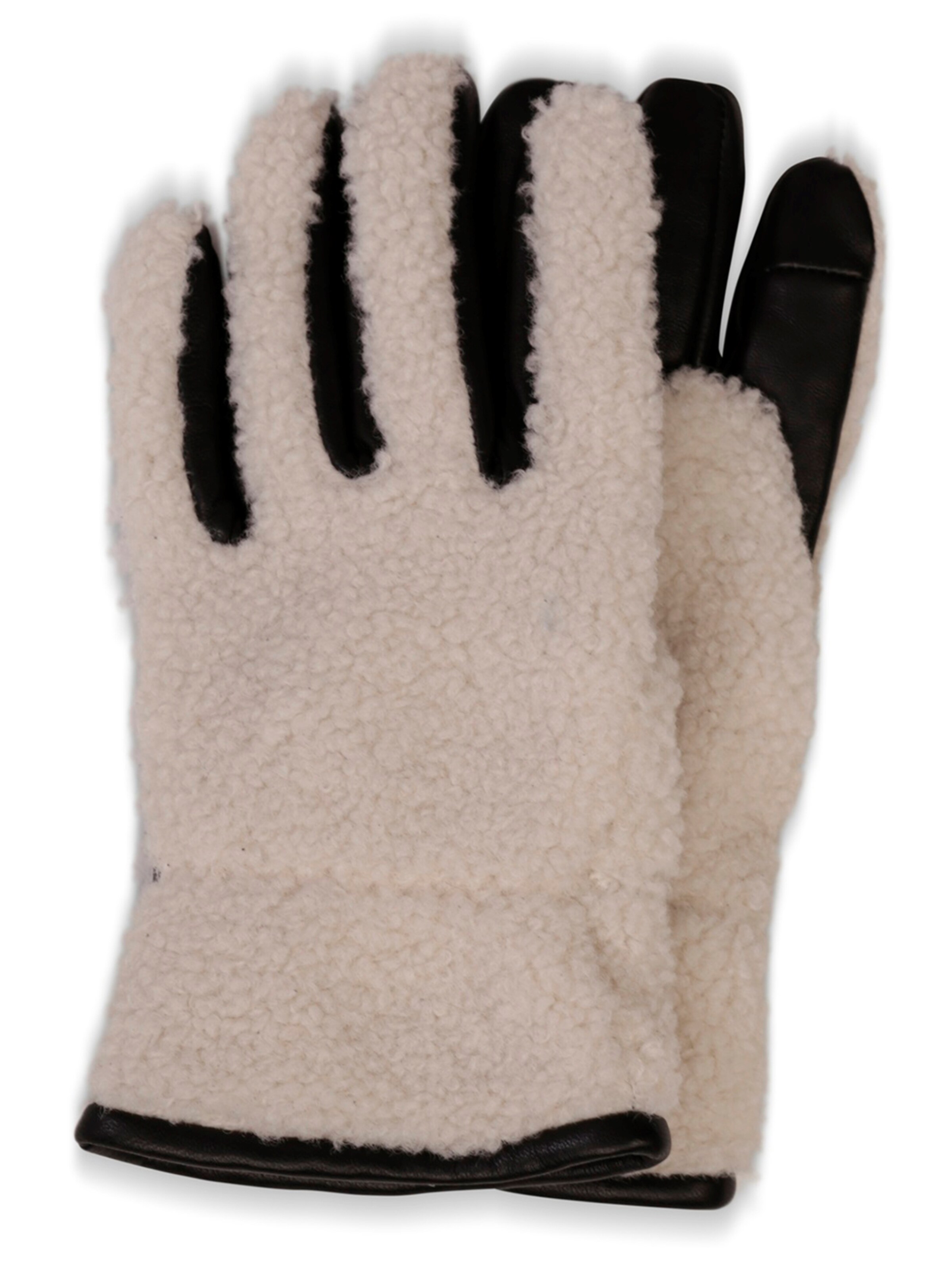 CASH-MERE.CH Fingerhandsker i hvid: forside