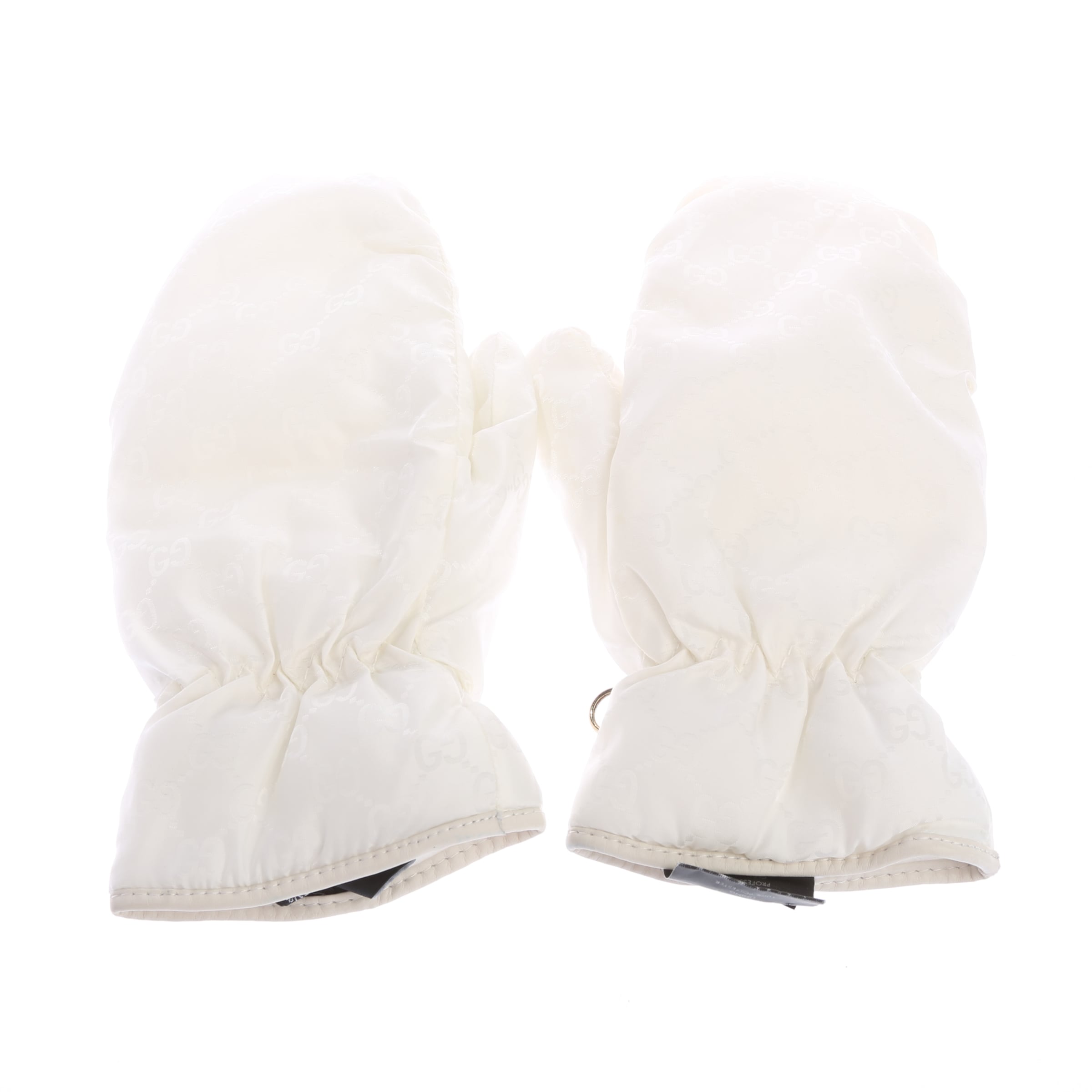 Gucci Gloves in L in White: front