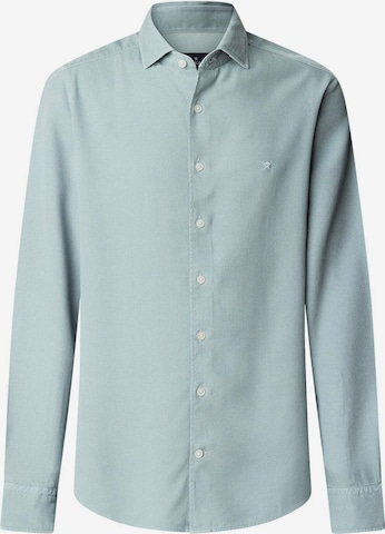Hackett London Button Up Shirt in Blue: front